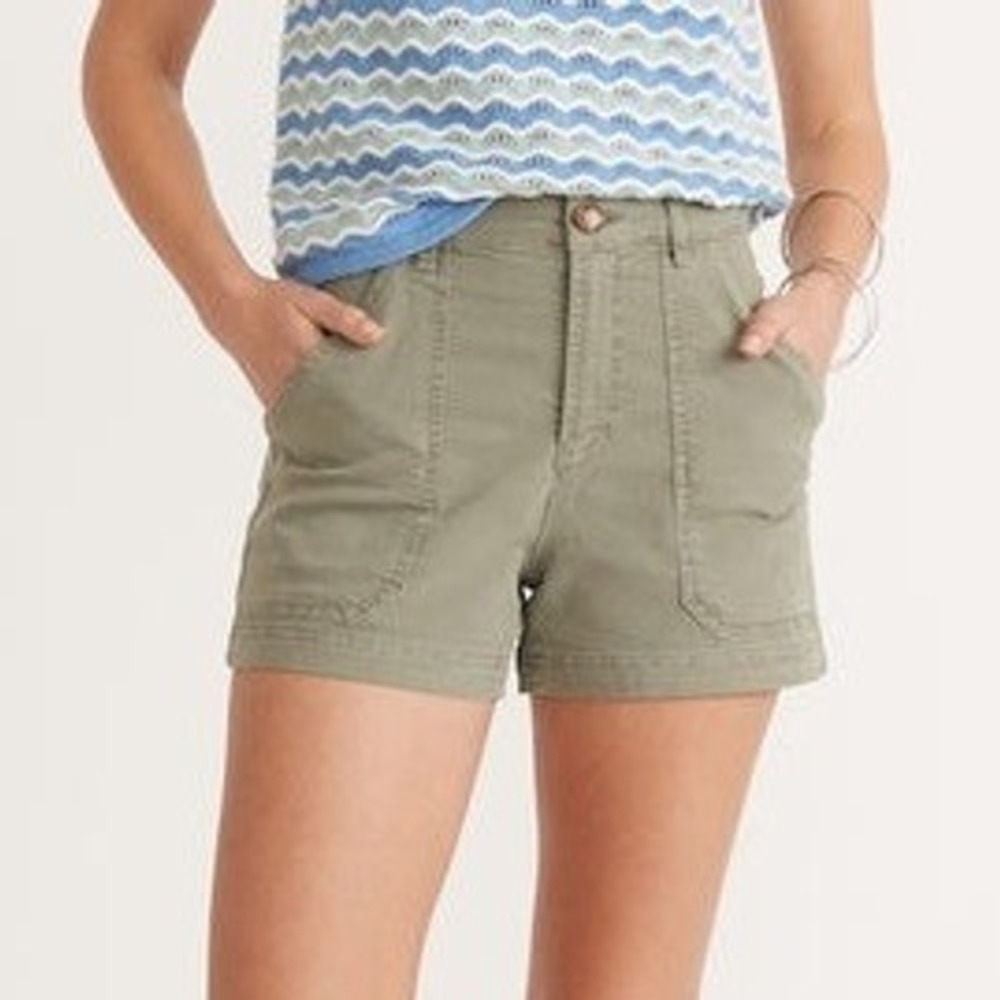 Marine Layer‎ Women's Utility Shorts Olive Sz 8